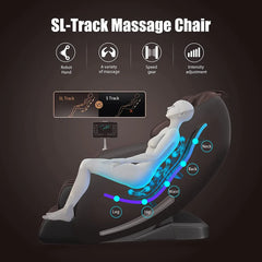 Real Relax® Favor-06 Massage Chair Brown