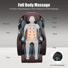 Real Relax® Favor-06 Massage Chair Brown