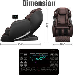 Real Relax® Favor-06 Massage Chair Brown